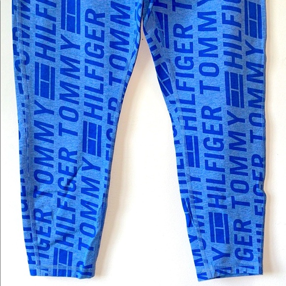 Tommy Hilfiger Blue Geometric Leggings High-Waisted - Picture 6 of 7
